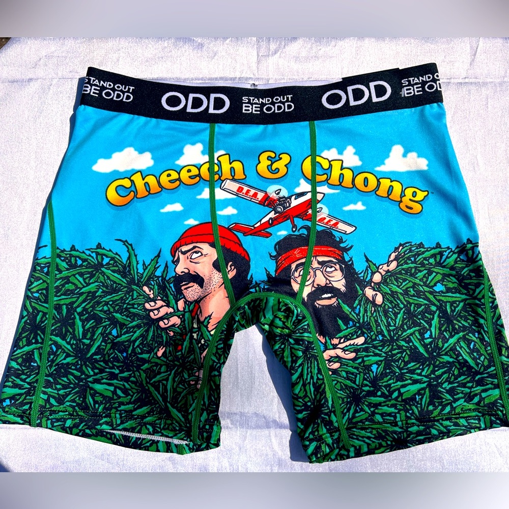 Cheech & Chong Fan Official ODD Boxer Briefs ride high in style